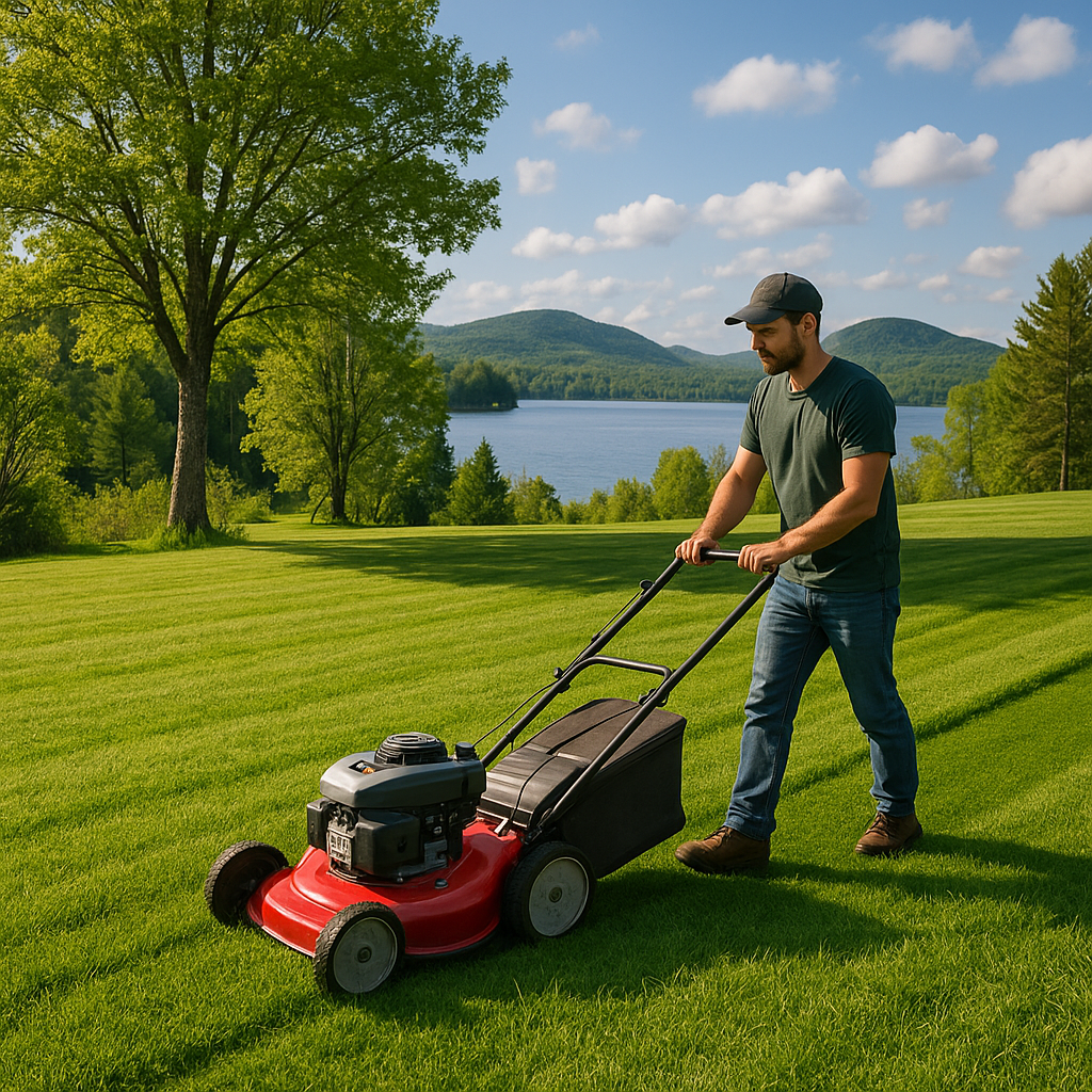 Lawn mowing - Eastman