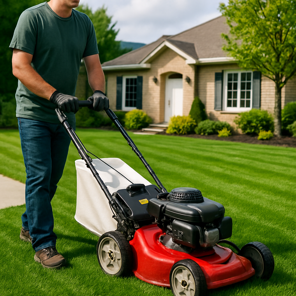 Lawn mowing - Magog