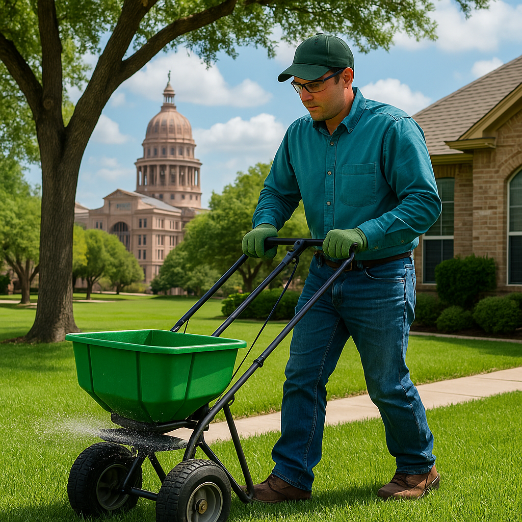 Lawn fertilization - Austin