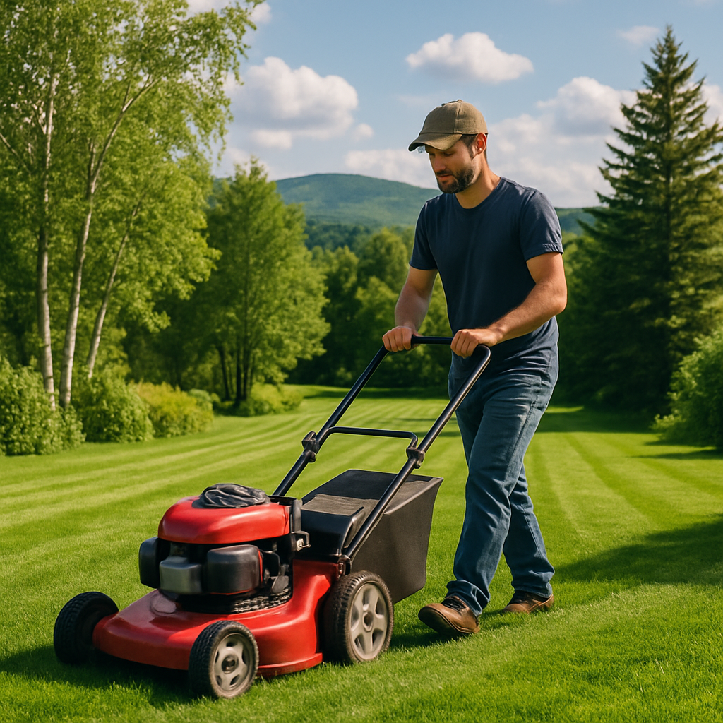 Lawn mowing - Eastman