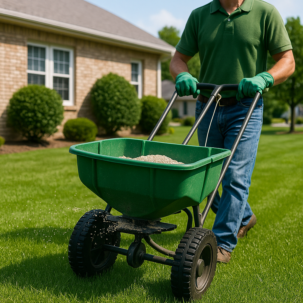 Lawn fertilization - Granby