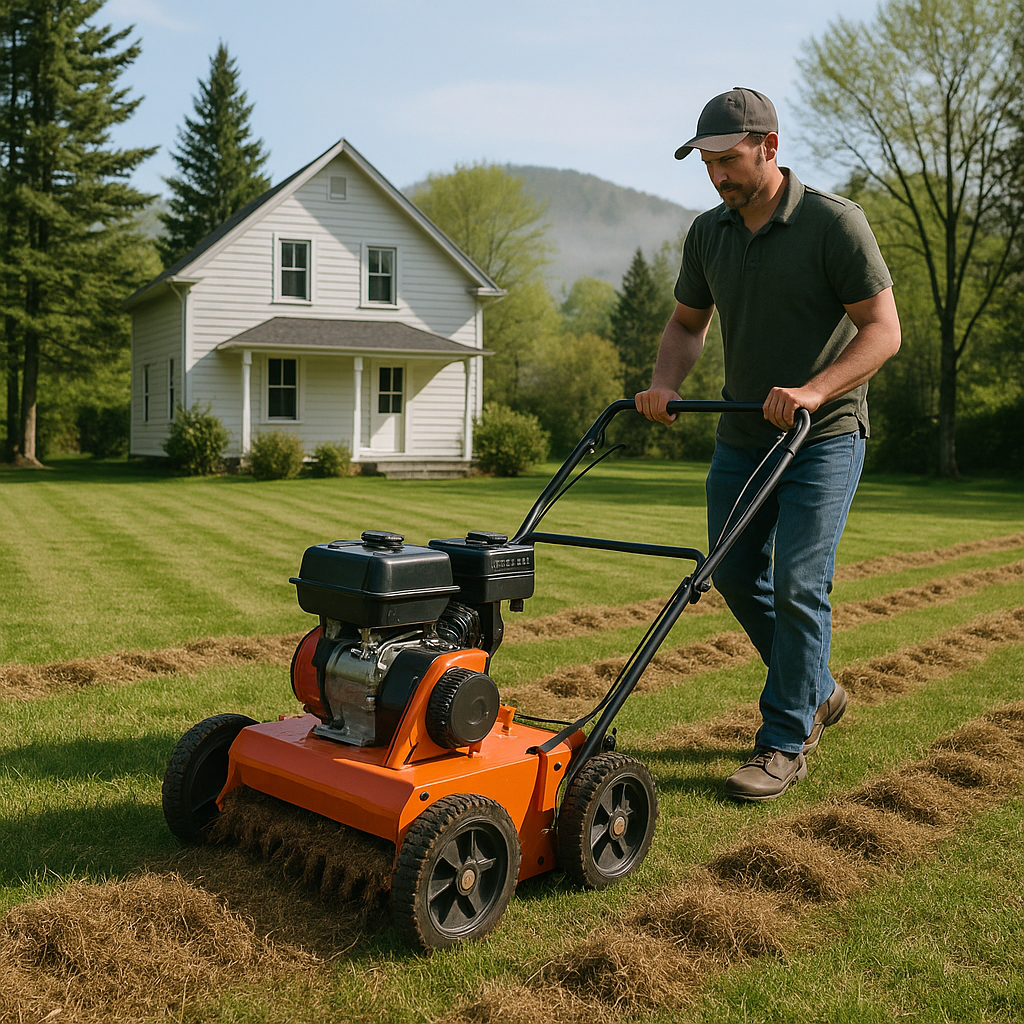 **Scarification pelouse – Eastman**